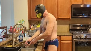 Bad Pup Ash Does Sunday Chores