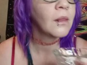 Cumplay in smoochyj's mouth  6/16