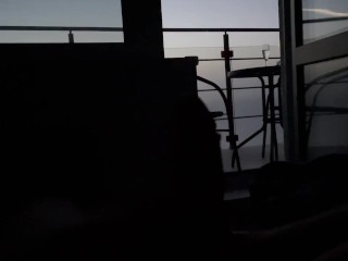 5 am, view on the sea
