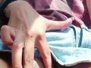 Me masturbo en un taxi camino al trabajo. 13/16