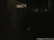 Teen gets spitroasted 1/16