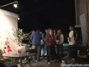 Teen gets spitroasted 3/16