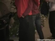 Teen gets spitroasted 7/16