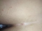 Latina brunette with big ass is recorded sucking big penis and asks to fill both holes with milk 11/16