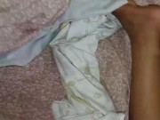 Latina brunette with big ass is recorded sucking big penis and asks to fill both holes with milk 9/16