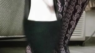 Secret close up feet, shoe & leggings fetish 