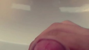 pov squeezing the cum out my young cock