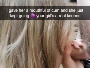 Sucking Off my Boyfriend's Friend at Work 13/16