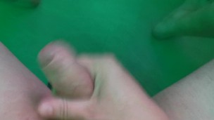 Horny man masturbate big cock