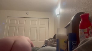 He watches Virtual reality porn while I suck and ride