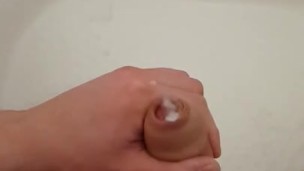 Slow motion Cumshot BIG DICK HARD A LOT OF CUM masturbation