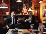 VIP SEX VAULT - Horny Girls Cassie Fire And Sicilia Enjoy Amazing Fourway 3/16