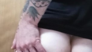 Bottle disappears in my ass