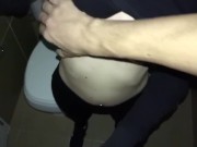 Amaizing Blowjob In The Bathroom At A Frat Party. Teen College. 1/16