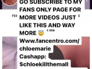 BLONDE ARAB PAWG CHLOE MARIE RIDING HUGE DILDO IN REVERSE COWGIRL  15/16