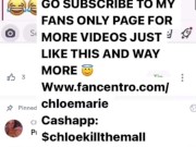 BLONDE ARAB PAWG CHLOE MARIE RIDING HUGE DILDO IN REVERSE COWGIRL  16/16