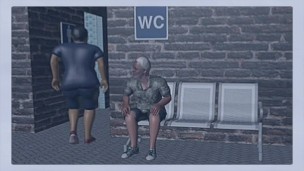 Cartoon Gay Bear - Cruising en aseos publicos (capitulo 0 parte1) "Joseph&Thomas"