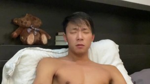 Horny boy Stroking Cock