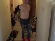 Cum Dancing Performance on A Chair with Maolo!