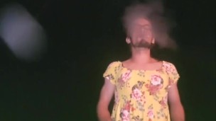 Outdoor sissy clitty play