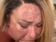 *THE ROYAL PENIS IS CLEAN YOUR HIGHNESS* Pawg CHLOE BLACC gives sloppy throat strokes to huge BBC!! 13/16