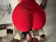 Fitness model looking for a sports bra / I cum on amazing ass in yoga pants/Candyluxxx 13/16