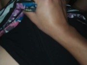 My ranch girlfriend gets horny and does it to me in the shower, I cum inside her pink vagina🤤🔥😈 12/16