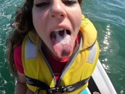 sexo arriesgado en público follando en la moto de agua y dos corridas española pamsnusnu 9/16