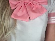 Anime Schoolgirl Sucks Daddy’s Cock - Remi Reagan 2/16