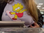 Mj Moore Flashing in the Library  12/16