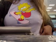 Mj Moore Flashing in the Library  15/16