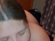 Rough blowjob with dirty talk watch me do a lot more at BBW2TITS4UXXX on my Onlyfans page subscribe 4/16