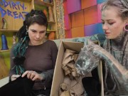 KINKY LIFE - dreadhead tattoo ALT teens unboxing INSANE big colorful toys from JOHN THOMAS TOYS - goth alt punk 11/16