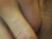 Playing with my pussy, get a pulsating orgasm 4/16