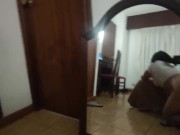 moves delicious in front of the mirror with friends 14/16