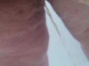 Piggy Pees for her owner.  Piggy says Bye. 10/16