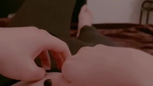 POV Trans Girl Cums From Anal Vibrator