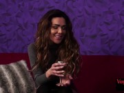 Femdom busty MILF seduces male wanker 2/16