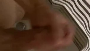 HOT guy CUMS in the shower