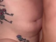 Close up of johnholmesjunior fucking Ananas Films star Michaela McKenzie while husband films it 11/16