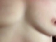 Johnholmesjunior tittyfucks Michaela McKenzie huge tits while he fucks her tight pussy raw 10/16