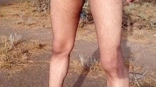 Masturbation public hot sandals