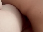 Close up of johnholmesjunior fucking Ananas Films star Michaela McKenzie in threesome huge hard cock 16/16