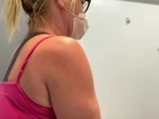 Public sex ends in milf getting a huge load 6/16