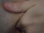 Caught playing with my tight wet pussy 16/16