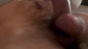 Jacking my uncut morning wood