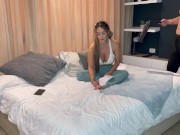 Mi hermanastro pone su verga en mi vagina por accidente y se corre encima mío 4/16