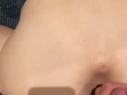 Slutty school girl rides hard for a good grade 16/16