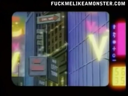 Blonde anime chick rides cock before BDSM