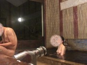 温泉旅行時の貸切風呂入浴（性交シーンはありません） 1/16